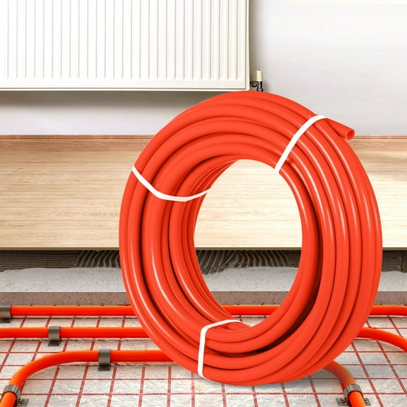 Radiant Floor Heating PEX Pipe 1/2 Inch 1000Ft Oxygen Barrier PEX Tubing for Hot and Cold Water Plumbing - Radiant Heat Floor Tubing