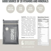 Isopure Zero Carb Protein Powder, Cookies & Cream, 50g Protein, 7.5 Lb