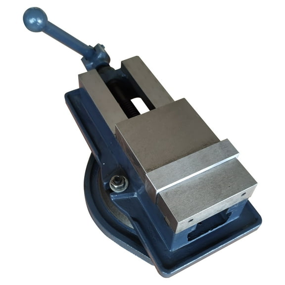 Techtongda 4" Milling Machine Vise With Base Bench Vise Milling Clamp Grip Bench Vice