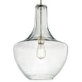 thumbnail image 3 of 1 Light Contemporary Large Bell Shade Pendant Light Fixture with Clear Glass-Chrome Finish-Clear Glass Color Bailey Street Home 147-Bel-2611334, 3 of 10