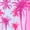 Fuchsia Pink, variant on Birdie Bound Girls Tie Dye Tropical Polo Shirt, Sizes 4-16