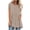 Khaki, variant on Summer Tops for Women Cotton Short Sleeve Round Neck Loose Fit Casual Basic T Shirts Curved Hem Flowy Comfy Blouses, Purple XL