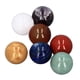 thumbnail image 5 of Bolas de Cristal de Chakra ANGGREK 7 Piezas Topacio Piedra Roja Aventurina Verde Lapislázuli Blanco Amatista Ágata Roja, 5 of 8