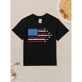thumbnail image 3 of Patriotic Red White Blue USA Flag Fighter Jets 4th of July Funny Awesome Graphic Kid T-Shirt Cute Kid T Shirts Trending Tees Tops for Kid, 3 of 4
