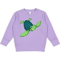 thumbnail image 2 of Inktastic Sea Turtle with Swirls Toddler Sweatshirt, 2 of 4