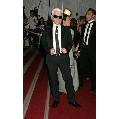 Karl Lagerfeld At Arrivals For Poiret King Of Fashion - Metropolitan Museum Of Art Costume Institute Gala The Metropolitan Museum Of Art New York Ny May 07 2007 Photo By Rob RichEverett Collection