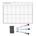 thumbnail image 2 of Neinkie 1 Ensemble Tableau Magnétique Blanc Multi-Usage Effaçable à Sec Réutilisable A3 7 Jours Grand Tableau Magnétique pour Bureau, 2 of 9