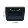 thumbnail image 3 of Solar Powered Car Vent Fan USB Fans For Vehicle And Air Circulation Summer Heat Sunlight Charged Auto Accessory, 3 of 7