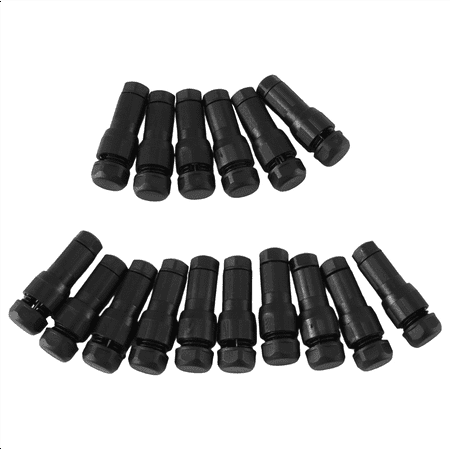 

Symkmb 16 Sets of Wire Quick Connectors Garden Lights Twisted Low Voltage Puncture Splitter No Stripping Welding Cable
