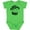 Apple Green, variant on Inktastic Happy Father's Day Parent-Child Fist Bump Boys or Girls Baby Bodysuit