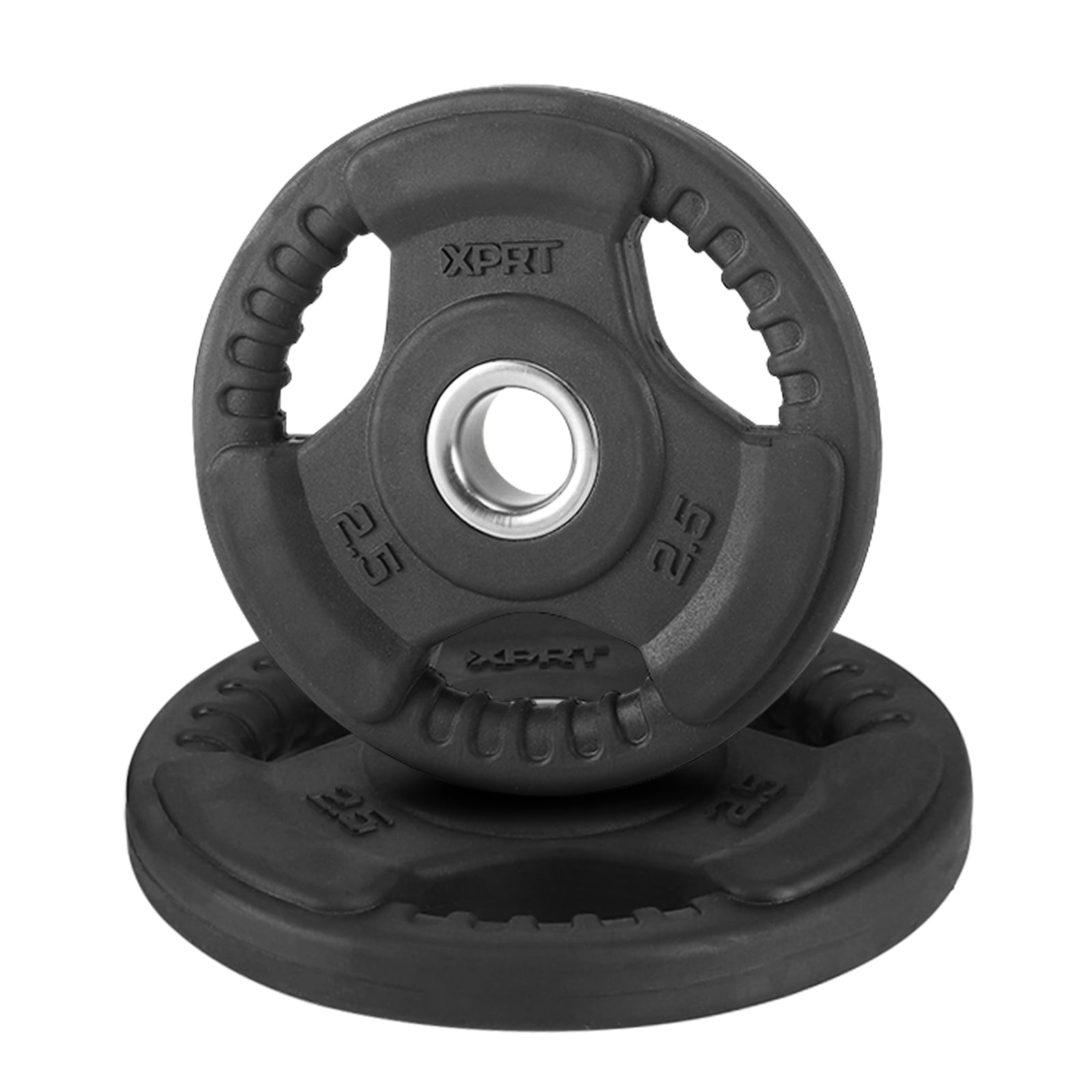 XPRT Fitness Standard 1Inch Grip Rubber Coated Weight Plate 2.5LB for