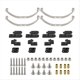 thumbnail image 1 of 1 Juego de Accesorios de Suspensión de Amortiguación de Ballesta para 1/16 B24 4WD RC Piezas de Actualización de Coche Negro, 1 of 5