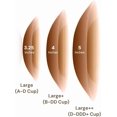 thumbnail image 2 of Nrdde 2025 Dernier Modèle Cache-Tétons Réutilisables en Silicone, Cache-Tétons Adhésifs Ultrafins, Pasty, Soutien-Gorge Invisible pour Femmes Coco Marron Grande (C-DD+ Cup), 2 of 5