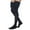 Black, variant on Sigvaris Specialty 552 Secure Men's 20-30 Closed Toe Thigh High Compresson Stockings w/Silicone Band Black M2 Long