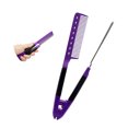 thumbnail image 3 of Peine Para Peinar El Cabello Liso Peine Para Férula En Forma De V Peine Para Cabello Lacio Peine Para Férula Ranura Para Tarjeta Hueca Peine Para Dientes Aguja De Acero Peine Para Cabello Lacio Guardurnaity CE003197-01, 3 of 6