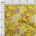 thumbnail image 1 of oneOone Cotton Flex Yellow Fabric Leaves Diy Clothing Quilting Fabric Print Fabric By Yard 40 Inch Wide, 1 of 4