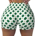 thumbnail image 2 of Lsque St. Patrick’s day Pattern High Waisted Biker Shorts for Women-Tummy Control Fitness Athletic Workout Running Yoga Gym Shorts,Moisture-Wicking-X-Large, 2 of 8