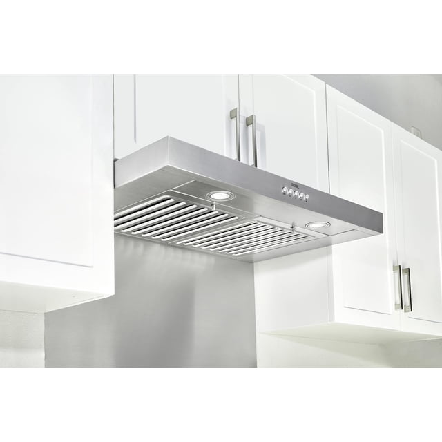 Campana extractora Kobe RAX2136SQB-2 para debajo del armario, 36 cm, acero inoxidable