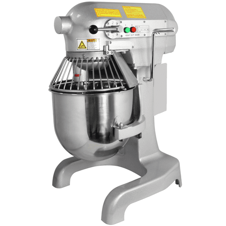 Hakka 10 Quart Commercial Planetary Mixers 3 Funtion Stainless Steel Food Mixers (110V/60Hz,1