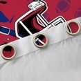 thumbnail image 4 of jejeloiu Football Sports Curtains Pack of 2 (42x84 Each),American Rugby Ball Curtains Blackout For Boys Teens, 4 of 6