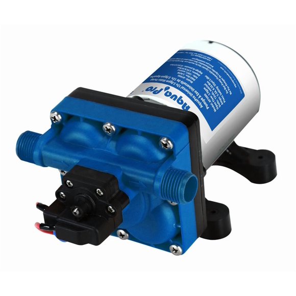 Aqua Pro Fresh Water Pump 21847 Self-Priming; 3.0 Gallons Per Minute; 55 Pounds Per Square Inch; 12 Volt DC; CSA/US And CE/FDA Certified