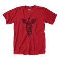 thumbnail image 2 of Caduceus Medical Symbol Sword Snakes Men's Graphic T Shirt Tees Brisco Brands S, 2 of 7
