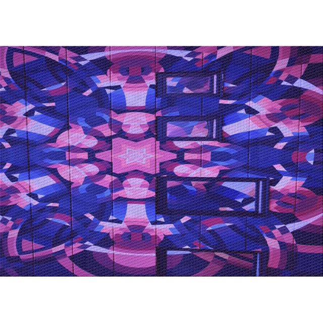 Ahgly Company Machine Washable Indoor Rectangle Transitional Bright Purple Area Rugs, 2' x 3'