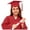 #01 Red, variant on 4Pcs Kids Kindergarten Graduation Cap And Gown Set 2026 With Tassel And Stole Preschool Graduation Robe Outfit For Boys Girls School Ceremony Valentines Party Birthday Gifts 2-12Y ,21=2-3Y