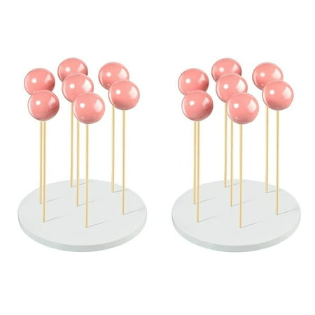 

2Pack Cake Stand - 7 Hole Lollipop Holder for Wedding Birthday Party