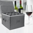 thumbnail image 3 of Wine Glass Storage Box Collapsible Goblet Storage Box, 3 of 5