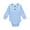 Sky Blue, variant on EnJoCho Kids Birthday Clothing Kids Toddler Baby Girls Boys Long Sleeve Solid Ribbed Romper Bodysuit Outfits Clothes Toddler Winter Trendy Bodysuit Home Wear