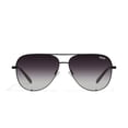 thumbnail image 1 of Gafas de sol Quay High Key, extra grandes, polarizadas, color aviador, color negro, 1 of 5