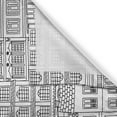 thumbnail image 3 of Ambesonne Nepal Kitchen Curtains, Doodle Style Kathmandu, 55"x39", Black and White, 3 of 3