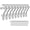 White 24pcs, variant on 12pcs Plastic Laundry Clips Hangers, Super Strong Portable Clothes Hanging Hooks for Bathroom, Travel, Closet Organization, White