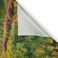 thumbnail image 3 of Ambesonne Nature Kitchen Curtains, Summer Scene Flowers, 55"x39", Pink Green Blue, 3 of 3