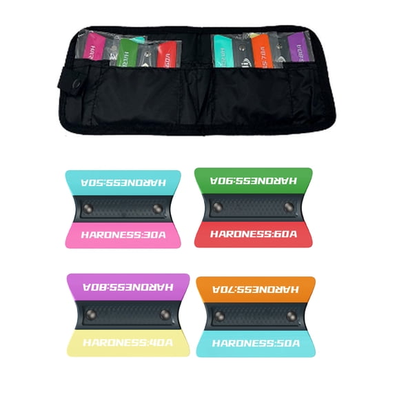 Detachable Squeegee Set for Car Wrapping with Heat Resistance Vinyls Installation Tool Ergonomic Grip Easy Use