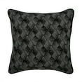 thumbnail image 1 of Pillow Cover, Black Throw Pillow Cover, 20 x 20 Pillow Cover, Jacquard Weaveed Couch Pillow, Fabric Pillow Cover, Black Pillow Cover 20x20 inch (50x50 cm) - Sanity Illusions, 1 of 4