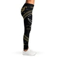 thumbnail image 4 of Vintage Capricorn Zodiac Sign Print Leggings, Zodiac Horoscope Sexy Yoga Leggings For Women., 4 of 5