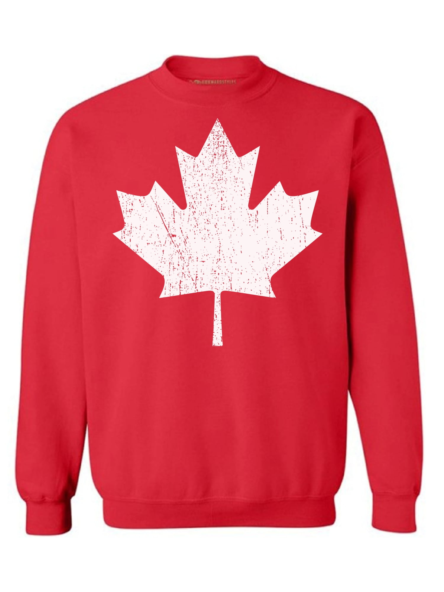 Canada Knitwear Canada Knit Hoodie for Men and Women Canadian Maple Leaf Pullover Hooded Sweatshirt
