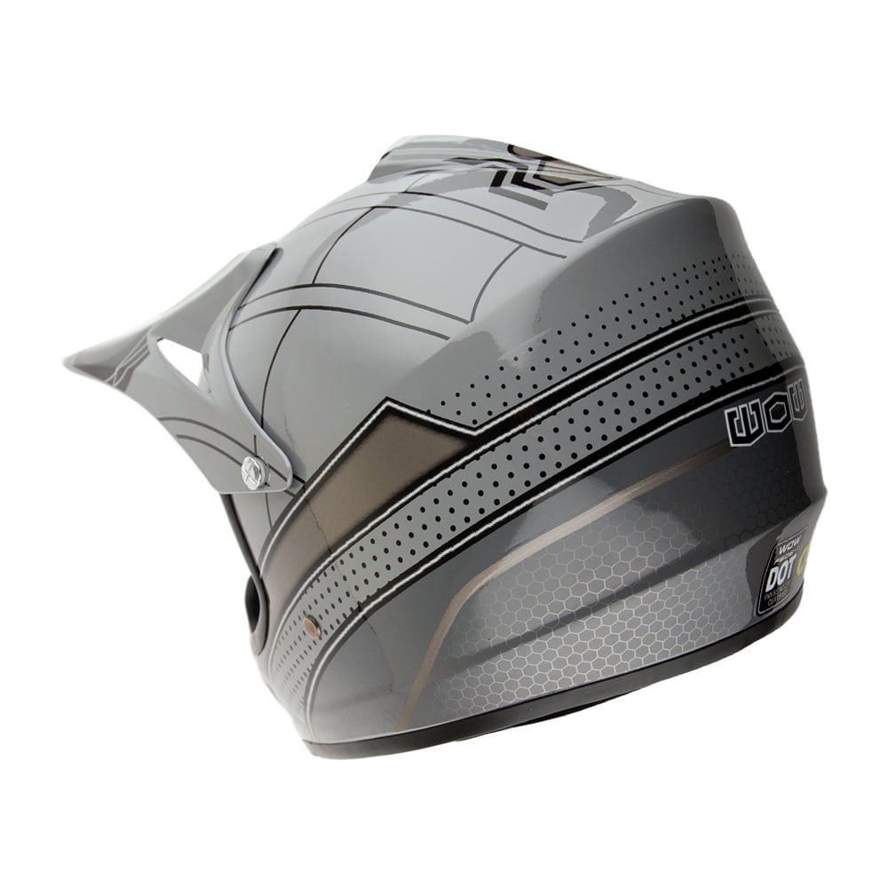 WOW Youth Kids BMX MX ATV Dirt Bike Motocross Helmet JOYCLS Spider Black