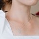 thumbnail image 1 of unbranded 2Ud Collar Delicado Con Piedra En De Material Cobre Uso Casual Y Formal, 1 of 8