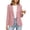 #06 Pink 【Mix, Match & Rotate: Stock Up on Daily Colors】, variant on Women's Long Sleeve Notch Lapel Button Down Blazer Jacket With Pockets Solid Color Work Office Outfits | CSEONE,Black L