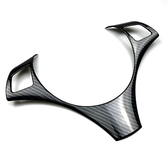 Kenally Cubierta decorativa del Panel del volante del coche, duradera, ABS, con agarre antideslizante, ajuste Universal, a la moda Automoción decorativa y accesorios