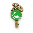 thumbnail image 1 of Enchufe de energía del rayo vehículos proteger ambiente Broche broche broche broche Metal retro, 1 of 3