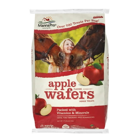 Manna Pro Apple Wafers Horse Treats 20lb