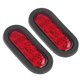 thumbnail image 2 of Lámpara De Señal De Giro Trasera De Remolque, Luz Trasera De Marcador LED Rojo Ovalado De Alto Brillo 12V Universal Para Remolque Para Camión Para Barco Cergrey LED Turn Signal Tail Light, 2 of 8