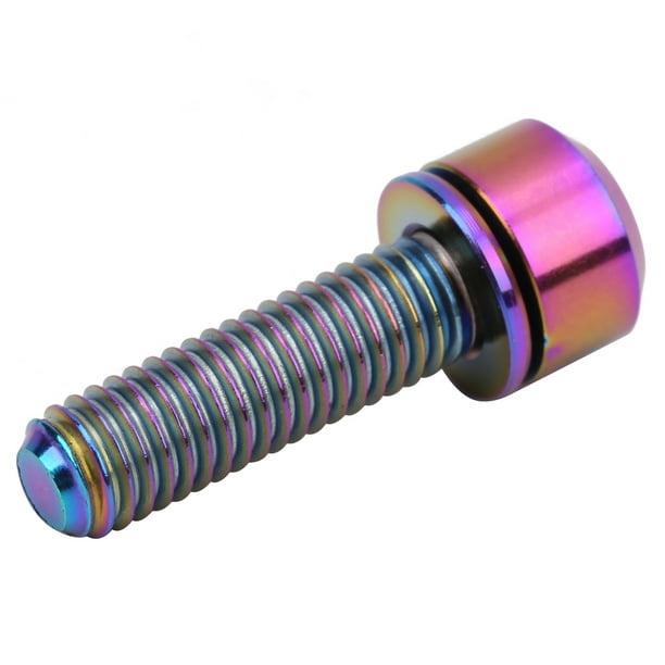 Lot De 10 Vis De Potence M5 X 20 Mm Avec Rondelles Et Clé Hexagonale – Acier Allié – Pour VTT, Route, Fixie