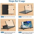 thumbnail image 7 of Screen Magnifier for Cell Phone - Upgraded HD Foldable Design Screen Magnifier Version, Portable 10–20 Inch Smartphone Amplifier for Watching Movies, Videos Anywhere, 7 of 7