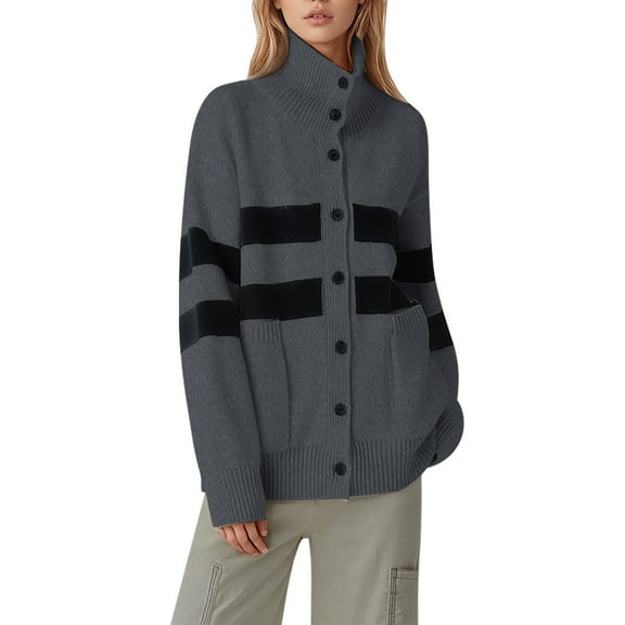 Cardigan Sweaters for Women 100% Cotton Button-Down Oversized Knit Outerwear Fall Tops for Women 2025