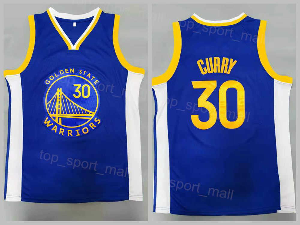 NBA_ jersey Men The Finals Patch Basketball Stephen Curry Jersey 30 Retro  Team Black Navy Blue White Yellow Color Away Breathable Pure''nba''jerseys  